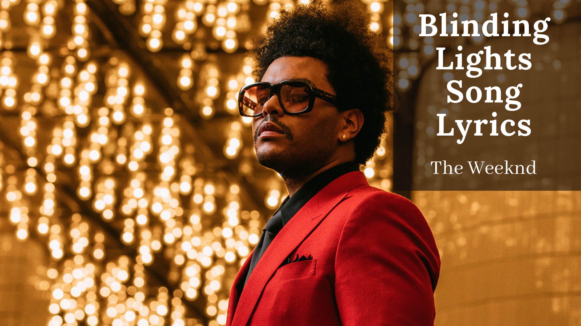 The Weeknd Blinding lights Lyrics